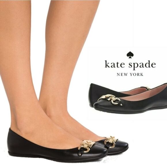 BRAND NEW PHOEBE FLAT IN BLACK LEATHER - Picture 14 of 14